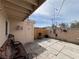 Cozy backyard featuring a covered patio and concrete flooring, perfect for outdoor relaxation and entertainment at 2804 Marlin Ave, Las Vegas, NV 89101
