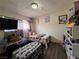 Bedroom with two twin beds, modern wood floors, and bright natural light at 2804 Marlin Ave, Las Vegas, NV 89101