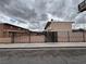 View of the two-story apartment complex from the street at 2804 Marlin Ave, Las Vegas, NV 89101