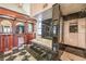 Elegant bathroom with custom wood vanity, a soaking tub, and a glass-enclosed shower at 4043 Chalfont Ct, Las Vegas, NV 89121
