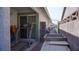 Backyard featuring an exercise machine and a wooden box at 4432 Faberge Ave, Las Vegas, NV 89115