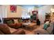 Inviting living room featuring comfortable seating, stylish decor, and ample space at 4432 Faberge Ave, Las Vegas, NV 89115