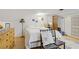 Bright bedroom with hardwood floors, neutral color scheme, and minimalist decor at 4838 N Tioga Way, Las Vegas, NV 89149
