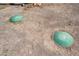 Yard with low gravel cover, and visible septic tank covers at 4838 N Tioga Way, Las Vegas, NV 89149