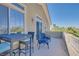 Outdoor patio with stylish seating, offering views of the surrounding landscape at 5640 Coe Estates Ct, Las Vegas, NV 89149