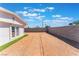 Large, private backyard with potential for landscaping and outdoor activities at 6213 Burgundy Way, Las Vegas, NV 89107