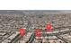 Aerial view of the neighborhood, highlighting nearby streets and community layout at 660 Otter Brook St, Henderson, NV 89011