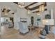 Comfortable lounge area with stylish seating, modern lighting, and elegant decor at 660 Otter Brook St, Henderson, NV 89011