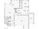 Detailed floorplan of the home's first floor, showcasing the layout of rooms, kitchen, and garage at 7736 Tioga Ridge Ct, Las Vegas, NV 89117