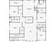 Upstairs floorplan of the house showing bedrooms, bathrooms, closets, and a loft area at 7736 Tioga Ridge Ct, Las Vegas, NV 89117