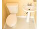 Secondary bathroom featuring pedestal sink and tile flooring at 861 Mcmurray Dr, Pahrump, NV 89060
