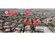 An aerial view shows the property's location near Elise L. Wolff Elementary and other community amenities at 950 Seven Hills Dr # 2418, Henderson, NV 89052