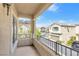 Cozy balcony offering neighborhood views and a glimpse of nearby homes at 9617 Sharp Horn Ct, Las Vegas, NV 89149