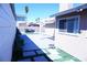View of a backyard with desert landscaping, patio, perfect for outdoor living and entertaining at 115 Parrish Ln, Las Vegas, NV 89110