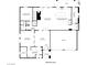 Ground level floor plan highlighting living spaces and bedroom layout at 1172 Monte De Luz Way, Henderson, NV 89012