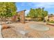 Community park's seating area featuring a brick structure at 11730 Stonewall Springs Ave, Las Vegas, NV 89138