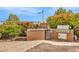 Outdoor kitchen with stainless steel grill and brick surround at 11730 Stonewall Springs Ave, Las Vegas, NV 89138