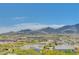 Scenic aerial view of the Inspirada community showcasing homes, mountains, and the surrounding landscape at 2132 Ponticino St, Henderson, NV 89044