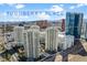 Stunning aerial view of Turnberry Place's luxury high-rise condos and amazing city views, Las Vegas at 2877 Paradise Rd # 2203, Las Vegas, NV 89109