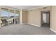 Cozy bedroom featuring a balcony with stunning city views and neutral décor at 2877 Paradise Rd # 2203, Las Vegas, NV 89109