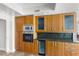 Modern kitchen with custom cabinetry, sleek countertops, and integrated appliances at 2877 Paradise Rd # 2203, Las Vegas, NV 89109