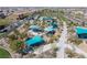 Community playground with shade structures, desert landscaping, and walking paths at 3069 Lascari Ave, Henderson, NV 89044