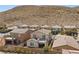 Aerial view of the home and surrounding neighborhood at 3428 Royal Calloway Ave, Las Vegas, NV 89141