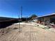 View of the open backyard with lots of potential for renovation and landscaping at 3505 W Bonanza Rd, Las Vegas, NV 89107