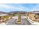 Panoramic aerial view of Bixby Creek entrance with landscaped grounds and surrounding homes, capturing the community's serene setting at 440 Point Sur Ave, Las Vegas, NV 89138