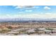 An elevated view of city skyline featuring cityscape and mountains at 440 Point Sur Ave, Las Vegas, NV 89138