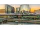 Breathtaking city view from a high-rise balcony, showcasing vibrant urban landscape at 4575 Dean Martin Dr # 1605, Las Vegas, NV 89103