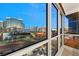 Expansive windows offering panoramic city skyline views, capturing the vibrant cityscape at 4575 Dean Martin Dr # 1605, Las Vegas, NV 89103