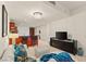 Inviting living room with a kitchen bar, modern lighting, and sleek furnishings for a comfortable living space at 4575 Dean Martin Dr # 1605, Las Vegas, NV 89103