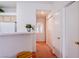 Hallway view with kitchen and closet access at 5415 W Harmon Ave # 1119, Las Vegas, NV 89103