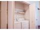 Convenient in-unit laundry closet with washer and dryer included at 5415 W Harmon Ave # 1119, Las Vegas, NV 89103