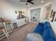 Cozy sitting area with casual furniture, coastal decor, and plenty of natural light at 5675 E La Campana Dr, Pahrump, NV 89061
