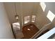 Entryway with staircase and view of the front door at 6020 Genovese Ave, Las Vegas, NV 89141