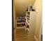 Unique, custom built storage space with shelving providing ample organizational solutions at 6495 Little Harbor Ct, Las Vegas, NV 89141