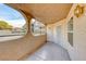 Comfortable balcony featuring textured stucco exterior and views of the complex at 701 Capri Dr # 16B, Boulder City, NV 89005