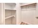 Walk-in closet with built-in shelving and hanging rod for optimal storage at 701 Capri Dr # 16B, Boulder City, NV 89005
