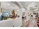 Hallway featuring architectural arches and decorative decor at 8365 Haven St, Las Vegas, NV 89123