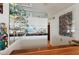 Hallway with wet bar in a home with views of the lake at 879 Judi Pl, Boulder City, NV 89005