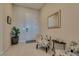 Inviting foyer with tile flooring, elegant decor, and a bright, welcoming ambiance at 8944 Skye Canyon Ranch St, Las Vegas, NV 89166