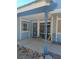 Inviting covered porch with stylish touches and a secure front entry at , Las Vegas, NV 89122
