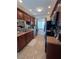Efficient kitchen features stainless steel appliances and tile floors at , Las Vegas, NV 89122