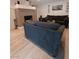 Comfortable living room featuring a stone fireplace and cozy furniture at , Las Vegas, NV 89122