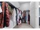 Spacious walk-in closet provides ample storage with plenty of room for clothes and shoes at 10158 Super Jovian St, Las Vegas, NV 89143