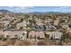 Neighborhood aerial view featuring well-maintained homes and lush landscaping, offering a serene living environment at 10563 Sunblower Ave, Las Vegas, NV 89135