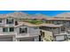 Exterior home view of desert neighborhood at 134 Lomita Heights Dr, Las Vegas, NV 89138