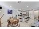 Modern kitchen with granite countertops, stainless steel appliances, and a breakfast bar at 134 Lomita Heights Dr, Las Vegas, NV 89138